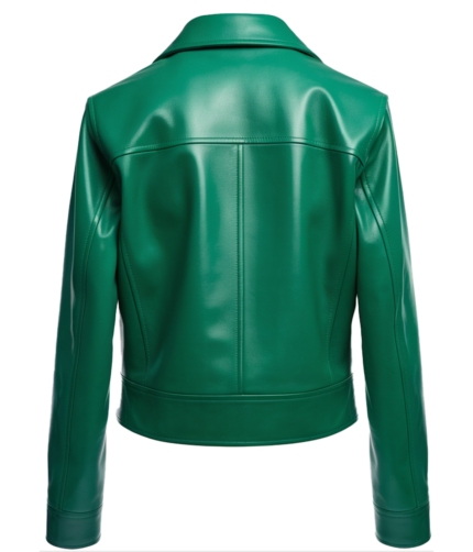 Women's Green Leather Jacket