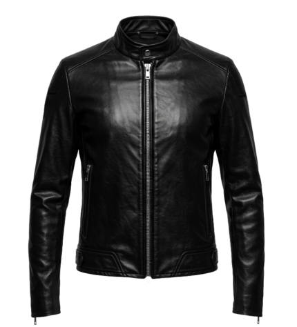Biker Women's Black Leather Jacket