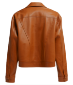 Women's Ten Brown Leather Jacket