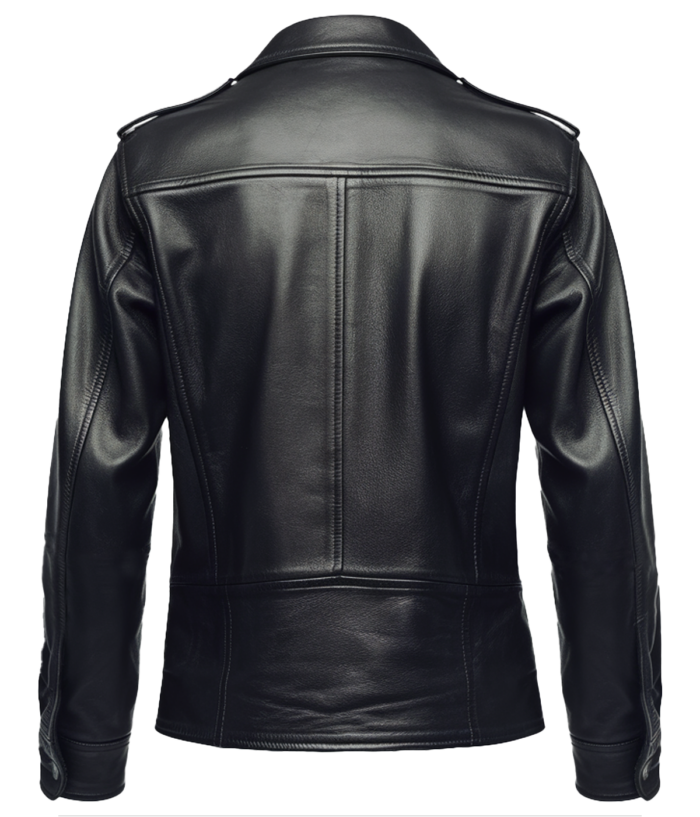 Women's Tactical Black Leather Jacket