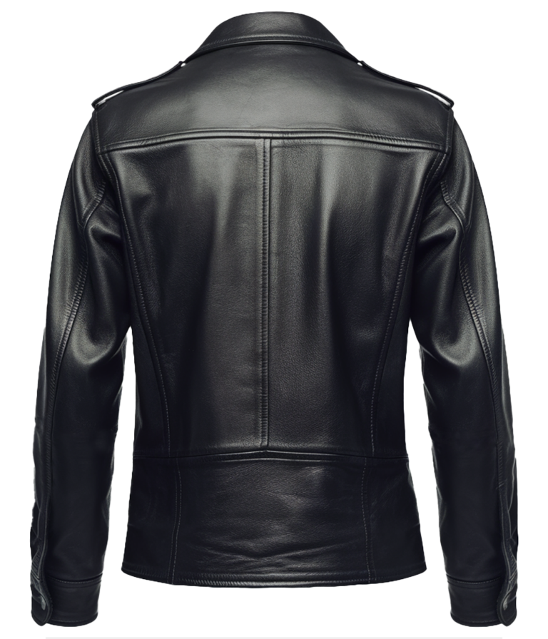 Women's Tactical Black Leather Jacket